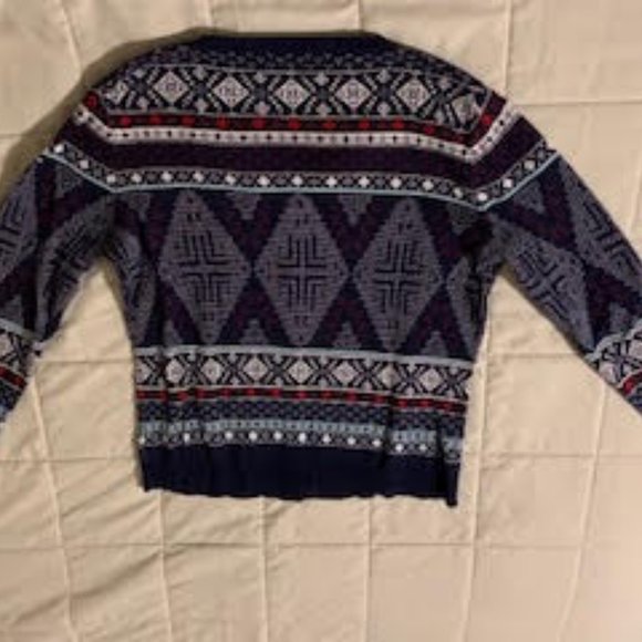Merona cardigan print  sweater - Picture 2 of 3